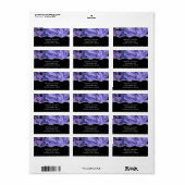 Hydrangea Address Labels Adressaufkleber (Vorne)