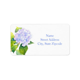 Hydrangea Adressaufkleber