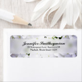 Hydrangea-Adressetikett (Insitu)