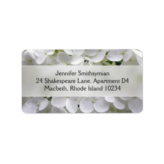 Hydrangea-Adressetikett Adressaufkleber