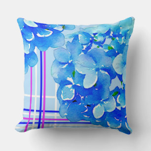 Hydrangea-Akzent-Kissen Kissen
