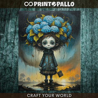 Hydrangea alien boy -  seidenpapier