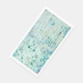 Hydrangea Aquamarines Land Vintages Holz Serviette (Ecke)