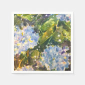 Hydrangea Aquarell Druckservietten Serviette (Vorderseite)