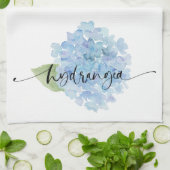 Hydrangea Aquarell Küchentücher (Gefaltet)