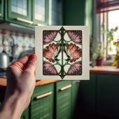 Hydrangea Art Deco Florale Mauer Dekoration Jugend Fliese