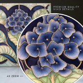 Hydrangea Art Deco Florale Mauer Dekoration Jugend Fliese
