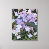 Hydrangea Aspera Blume Floral Leinwanddruck (Vorderseite)