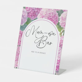 Hydrangea Baby Shower Mama-osa-Bar Sockelschild