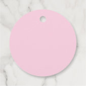 Hydrangea Balloon Rainbow Unicorn Babydusche Geschenkanhänger (Rückseite)