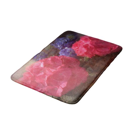 Hydrangea Bath Mat Badematte (Schrägansicht)
