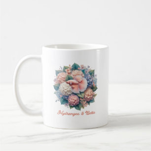 Hydrangea & Bettafish Tasse