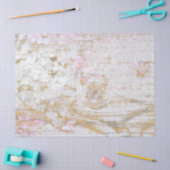 Hydrangea Bläschen Weiß erschüttertes Vintages Hol Seidenpapier (Basteln)