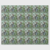 Hydrangea-Blätter Geschenkpapier (Flach)