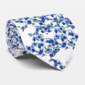 Hydrangea blau krawatte (Gerollt)