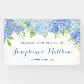 Hydrangea Blauer Blumenzwiebeln Banner (Horizontal)