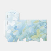Hydrangea bläulich-grüne Gastgeschenk Hochzeit Geschenkschachtel (Ungefaltet)