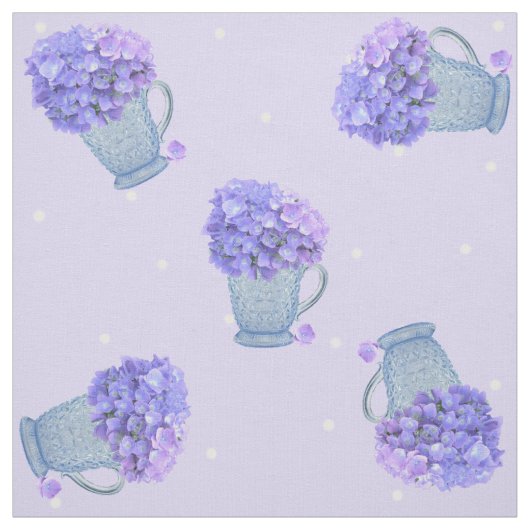 Hydrangea Bloom Fabric Stoff (Muster)
