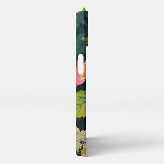 "Hydrangea Bloom iPhone 13 Fall - Japanischer Retr iPhone Hülle (Rechte Seite)