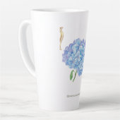 Hydrangea Bloom – Vintage Botanical Flower  Milchtasse (Linke Ecke)
