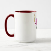 Hydrangea Bloom – Vintage Botanical Fuchsia Tasse (Links)
