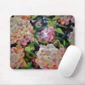 Hydrangea Blossom Dekorative Blumenart Rosa Mousepad (Mit Mouse)