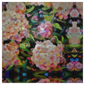 Hydrangea Blossom Dekorative Blumenart Rosa Stoff (Nahaufnahme)