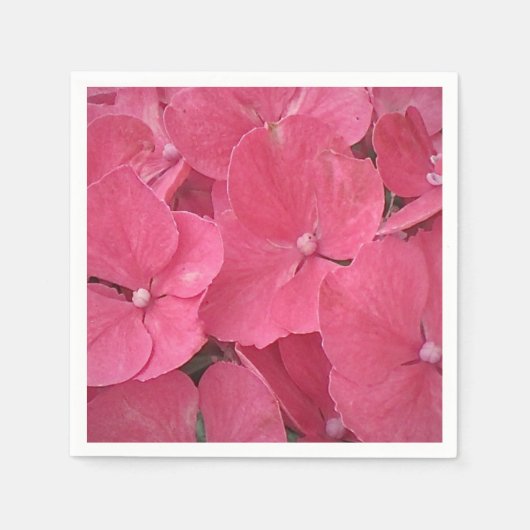 Hydrangea Blossoms Napkin Serviette (Vorderseite)