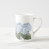 Hydrangea Blue Blume Knochen China Tee Tasse (Rechts)