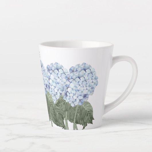 Hydrangea Blue Blume Milchtasse (Rechts)