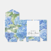 Hydrangea Blue Flowers Es ist eine Baby-Dusche Geschenkschachtel (Ungefaltet)
