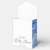 Hydrangea Blue Flowers Es ist eine Baby-Dusche Geschenkschachtel (Geöffnet)