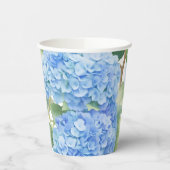 Hydrangea Blue Flowers Es ist eine Baby-Dusche Pappbecher (Links)