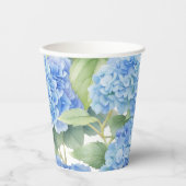 Hydrangea Blue Flowers Es ist eine Baby-Dusche Pappbecher (Vorderseite)