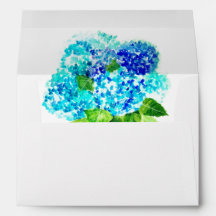 Hydrangea Blue Flowers Rücksendeadresse