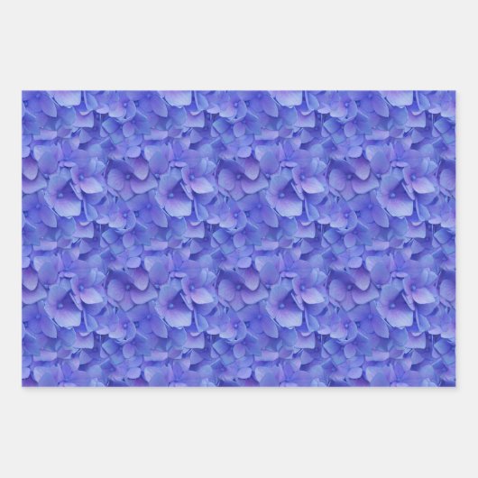Hydrangea Blue Geschenkpapier Set (Vorderseite 3)