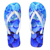Hydrangea-Blues Badesandalen (Fußbett)