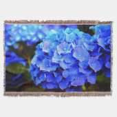 Hydrangea-Blues Decke (Vorderseite)