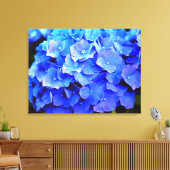 Hydrangea-Blues Leinwanddruck (Insitu (Wohnzimmer))