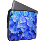 Hydrangea Blues Personalisiert Laptopschutzhülle (Vorne Rechts)