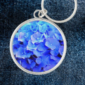 Hydrangea-Blues Schlüsselanhänger