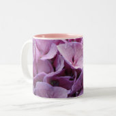 Hydrangea blüht Kaffee-Tasse Zweifarbige Tasse (Vorderseite Links)