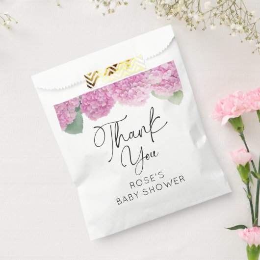 Hydrangea Blume Babydusche Geschenktütchen (Versiegelt)