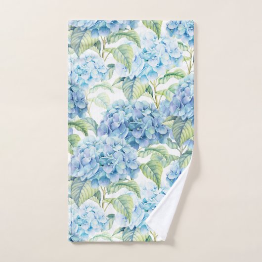 Hydrangea-Blume Badhandtuch Set (Handtuch)