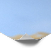 Hydrangea Blume Blue Sky Poster (Ecke)