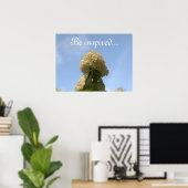 Hydrangea Blume Blue Sky Poster (Heimbüro)