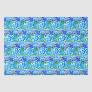 Hydrangea Blume Blumen Wasserfarbe Rustikal Seidenpapier