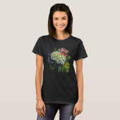 Hydrangea Blume Blumenliebhaber T-Shirt (Vorne ganz)
