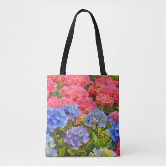 Hydrangea Blume Blumenstrauß Traumtasche Tasche (Vorderseite)