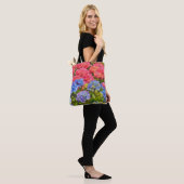 Hydrangea Blume Blumenstrauß Traumtasche Tasche (Am Model)